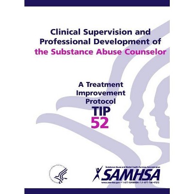 Clinical Supervision and Professional Development of the Substance Abuse Counselor - TIP 52 - by  Department of Health and Human Services (Paperback)