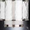 Urban Ambiance Luxury Art Deco Deco Pendant Light,  12.75"H x 8.75"W,  Brushed Nickel Finish, UHP2090 - 4 of 4