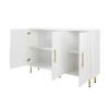 NicBex 47.24"/ 55.12" Modern Sideboard,Kitchen Storage Cabinets for Kitchen and Dining Room,White - 4 of 4