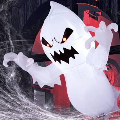 Joyfy 4.5 FT Tall Halloween Inflatable Outdoor Decorations, Inflatable Flying Ghost Broke Out from Window for Window Yard Garden Lawn Outdoor Decor