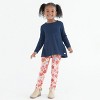 RuffleButts Baby Girl Waffle Knit Long Sleeve Bow Back Top - image 4 of 4