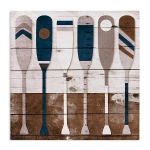 Stupell Industries Rustic Ocean Paddle Ores, 24" x 24" - 1 of 4