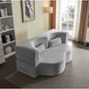 XINGHANZHENXUAN Floor Sofa, Full Size Convertible Sleeper with 2 Pillows for Living Room, Guest - 4 of 4