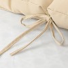 ARTPLAN Seat/Back Outdoor Chair Cushion,Set of 4 Patio Chair Cushion with Tie,Tufted Replacement for Patio Furniture,40x20x4 Inches,4 Count - 3 of 4