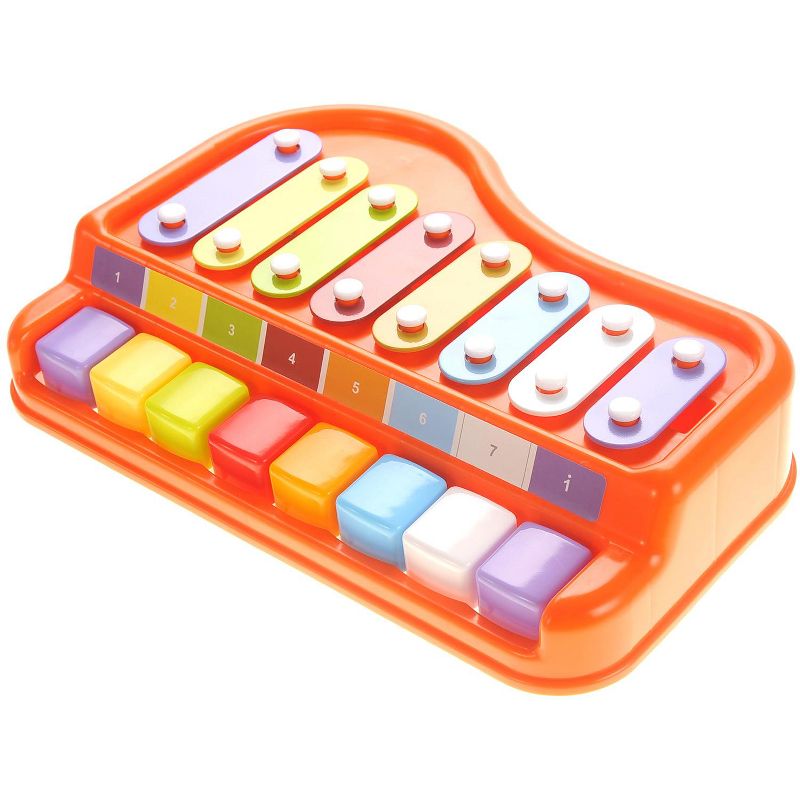 Link 2 In 1 Xylophone/Piano With Music Sheet Songbook, Musical Instrument For Kids, 1 of 5