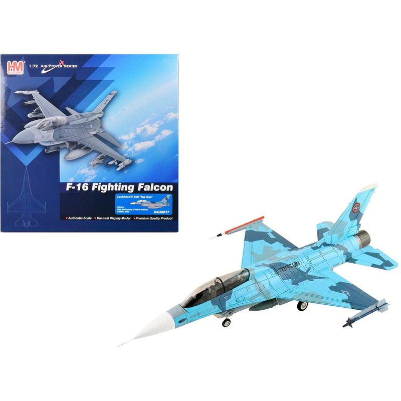 Lockheed F-16B Fighting Falcon Fighter Aircraft "NSAWC" United States Navy "Air Power Series" 1/72 Diecast Model by Hobby Master, 1 of 6