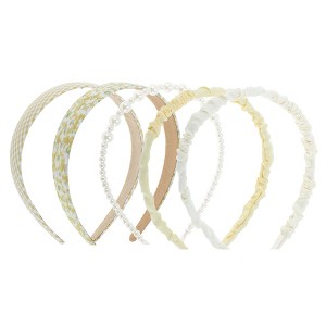Unique Bargains Women's Flower Hairband 1 Set - 1 of 4