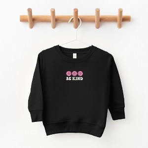 The Juniper Shop Embroidered Be Kind Turning Smiles Youth Ultra-Soft Graphic Sweatshirt - 1 of 3