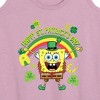 Women's - SpongeBob Squarepants - Spongebob Happy St Patricks Day Graphic Racerback Tank - 2 of 4
