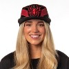 Marvel Comics Spider-Man Miles Morales Suit Embroidered Faux Leather Snapback Hat - 2 of 4