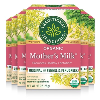 Traditional Medicinals Organic Mother's Milk Herbal Tea - 16ct
