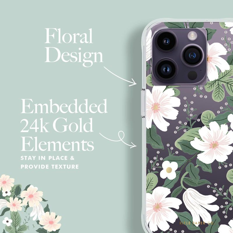 Rifle Paper Co. Apple iPhone 14 Pro Floral Case, 6 of 9