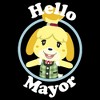 Men's Nintendo Isabelle Hello Mayor Pull Over Hoodie - image 2 of 4