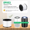 Nispira EPI153 True HEPA Activated Carbon 3-in-1 Replacement Filter Compatible with MOOKA & KOIOS EPI153 EP1153 EPI-153 EP1-153 Air Purifiers, 1 Pack - 3 of 4