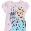 Disney Princess Moana Frozen Girls Short Sleeve Shirt and Tulle Skirt with Headband Set for Toddler and Big Kids - Size 3T - 3 of 4