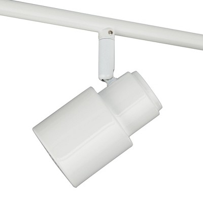 Melson White 4-Head LED Ceiling Track Light Fixture