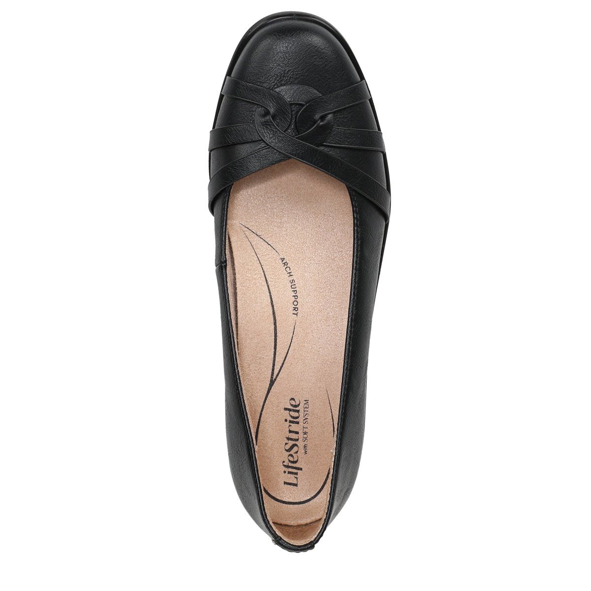 Обувь LifeStride Women's Jorie Ballet Flat Black 6 M — фото 7