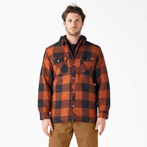 Dickies Relaxed Fit Icon Hooded Quilted Flannel Shirt Jacket - 1 of 3