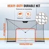 VEVOR Hockey Goal Backstop Net, Street Hockey Sports Backstop Netting, 12x7 FT Large Size Target Net, Black (Goal Frame Not Included) - 4 of 4