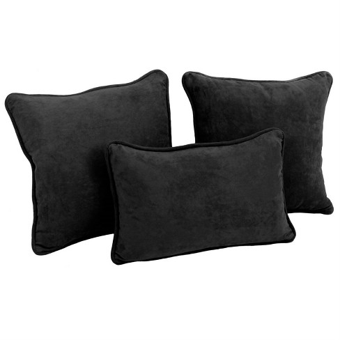 Blazing Needles Indoor Throw Pillows Black Target