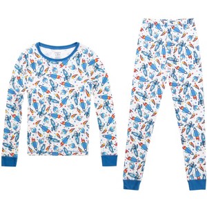Just Love Boys Printed Pajama Sets - Snug Fitting PJ Tops & Bottoms for Boys - 1 of 3