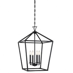 Savoy House Townsend 4 - Light Chandelier in  Matte Black - 1 of 4
