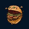 Boy's Design By Humans Monster Burger By LetterQ T-Shirt - 2 of 3