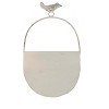 Bird Accent Wall Pocket Silver Gray Metal by Foreside Home & Garden - 4 of 4