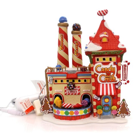 Department 56 House 8 0 Candy Crush Factory North Pole Game Sounds Music Decorative Figurines Target