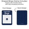 Big Dot of Happiness Navy Blue Elegantly Simple - Find the Guest Bingo Cards and Markers - Wedding & Bridal Shower Bingo Game  Set of 18 - image 3 of 4