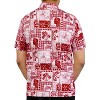 LA LEELA Men's Short Sleeve Button Down Hawaii Shirts Party Beach Short Sleeves Casual Shirts for Men - 2 of 3