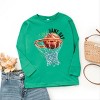 The Juniper Shop Basketball Game Day Hoop Youth Long Sleeve Tee - 3 of 4