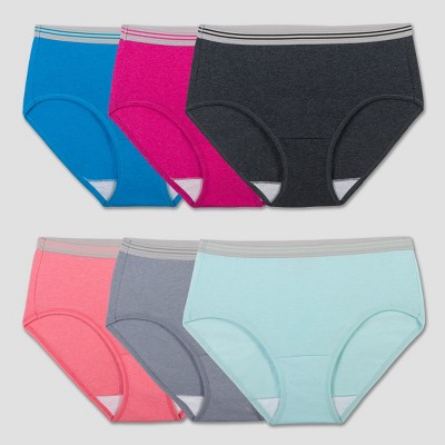 Fruit of the Loom Women's Heather Low-Rise Briefs 6pk - Colors May Vary 5