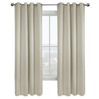 Thermaplus Vigo Window Treatment Blackout Grommet Curtain Panel for Bedroom Livingroom Off-white