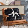 Cozy Bliss Faux Fur Throw Blankets, Plush Fuzzy Soft Thick Bubble Blanket for Sofa, Bedroom, Living Room - 4 of 4