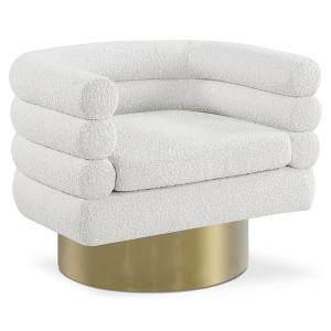 Meridian Furniture,Tessa Boucle Fabric Accent Chair - 1 of 4