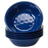 Certified International Solid Color Melamine Bowls 22oz Cobalt - Set of 6