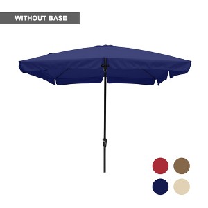 Clihome 8 Ft. x 10 Ft.Outdoor Patio Cantileve Square Umbrella with Crank Lift,Waterproof and Fade-Resistant Skirted Canopy,Without Base - 1 of 4