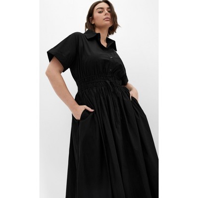 Women's Plus Size Lana Shirt Dress - black | CITY CHIC