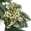 DOMETOUR 30 Inch Artificial Christmas Wreath, Eucalyptus Leaves Pine Twigs Stars Wreath for Front Door Home Christmas Decor Indoor Outdoor - 4 of 4