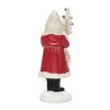 Transpac Resin 12 in. Multicolored Christmas Old World Santa and Tree Figurine - 3 of 4