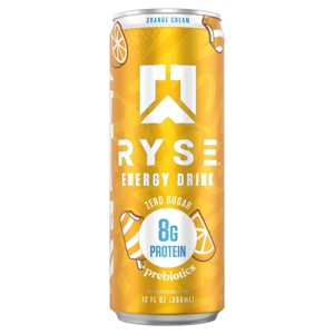 RYSE Energy with Pro Orange Creamsicle Energy Drink - 12 fl oz Can - 1 of 4