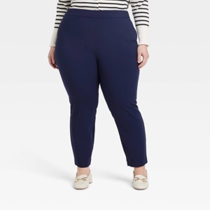 Women's High-Rise Skinny Ankle Pull-On Pants - A New Day™ - 1 of 3