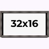PosterPalooza | Panoramic Shadow Box 1.75" Deep Brown Frame - UV Acrylic, Backing, Hanging Hardware - 2 of 4