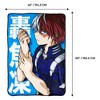 Just Funky My Hero Academia Shoto Todoroki 45 x 60 Inch Fleece Throw Blanket - 2 of 3
