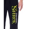 DreamWorks Shrek Men's Movie Film Title Logo Character Sleep Pajama Pants Black - 2 of 3