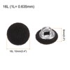 Unique Bargains Round Metal Sewing Cloth Covered Button 10 Pcs - 2 of 4