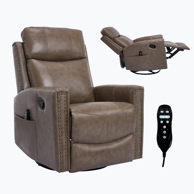 GlasFlength Massage Chairs Real Home Massage Chair Human Touch Massage Chairs Full Body Relax for Living Room, Brown, 30.6"*37.5"*41.6"
