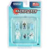 "Hazmat Crew" 6 piece Diecast Figurine Set for 1/64 Scale Models by American Diorama - 3 of 3