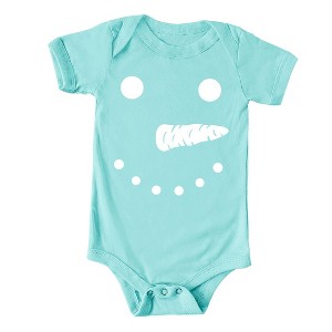 The Juniper Shop Snowman Face Baby Bodysuit - 1 of 2